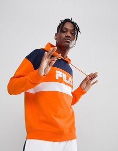 Худи оранжевого цвета Fila Black Line - Оранжевый