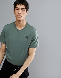 Зеленая футболка The North Face Simple Dome - Зеленый