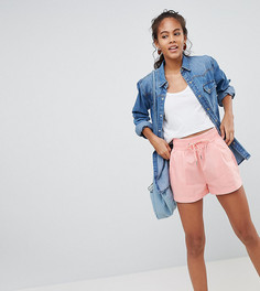 Шорты на затягивающемся шнурке ASOS DESIGN Tall - Розовый