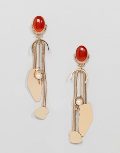 Серьги ASOS DESIGN - Золотой
