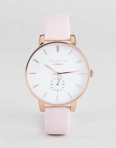 Часы с розовым кожаным ремешком Ted Baker TE50310003 Olivia - 40 мм - Розовый