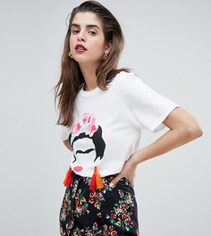 Футболка с кисточками Reclaimed Vintage Inspired - Белый