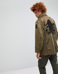 Куртка с принтом Maharishi - Зеленый