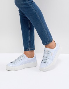 Лакированные кроссовки на платформе Puma - Белый