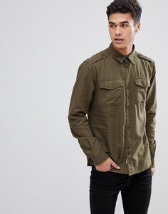 Рубашка в стиле милитари Bellfield - Зеленый