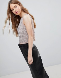 Декорированный топ Glamorous - Фиолетовый