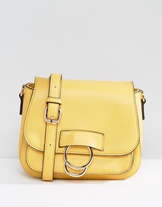 Кожаная сумка через плечо Melie Bianco - Желтый