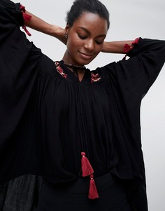 Блузка с кисточками Raga Avalon - Черный