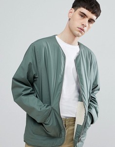 Куртка на подкладке из искуcственного меха Weekday Impasto - Зеленый