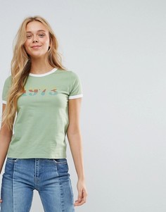 Футболка Pepe Jeans 1973 Retro - Зеленый