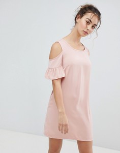 Платье с вырезами на плечах Glamorous - Розовый