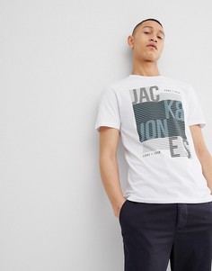 Футболка с логотипом Jack &amp; Jones - Белый