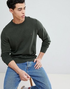 Кашемировый джемпер Tommy Hilfiger Pima - Зеленый