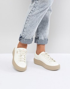 Лакированные кроссовки на платформе Puma - Белый