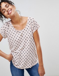 Футболка в горошек Pepe Jeans Michelle - Кремовый