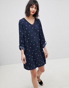 Платье с пестрым принтом Vero Moda - Темно-синий
