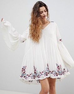 Платье Free People Te Amo - Кремовый