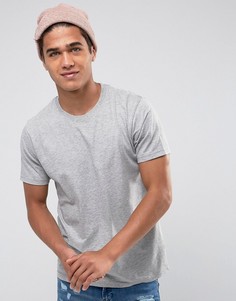 Меланжевая футболка Brave Soul - Серый