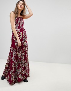 Платье макси Free People Garden Party - Розовый