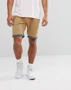 Шорты чиносы с отворотом в горошек Brave Soul - Светло-бежевый