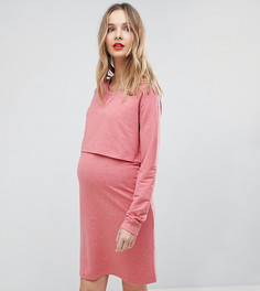 Платье 2-в-1 Mamalicious - Розовый Mama.Licious
