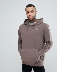 Оверсайз-худи Puma - Коричневый