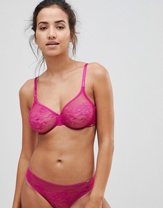 Кружевной бюстгальтер Gossard Glossies - Розовый