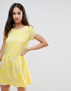 Платье с принтом пейсли FRNCH - Желтый