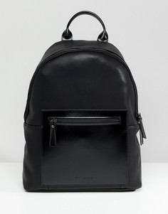 Черный кожаный рюкзак Smith And Canova - Черный