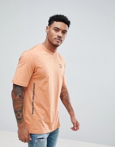 Длинная футболка с высоким воротом Puma - Коричневый