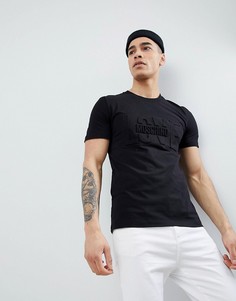 Футболка с тисненым логотипом Love Moschino - Черный