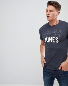 Футболка с логотипом Jack and Jones - Темно-синий
