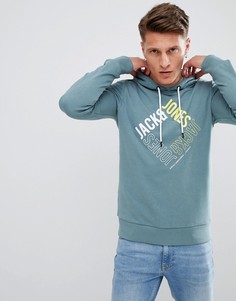Худи с логотипом Jack and Jones - Синий