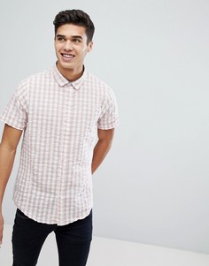 Рубашка в клетку Brave Soul - Розовый