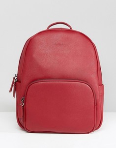 Красный кожаный рюкзак Smih And Canova - Красный