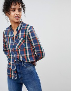 Рубашка в клетку Pepe Jeans Petra - Темно-синий
