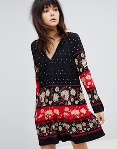 Свободное платье с принтом Minkpink - Мульти