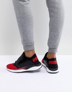 Красно-черные кроссовки Puma Tsugi Shinsei - Черный