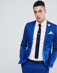 Приталенный пиджак Devils Advocate - Синий