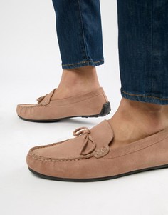Замшевые мокасины для широкой стопы KG By Kurt Geiger Ringwood - Розовый