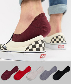 5 пар невидимых носков ASOS DESIGN - Мульти
