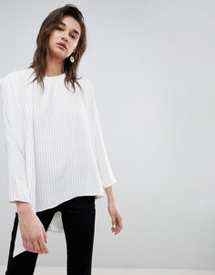 Топ в полоску с завязкой ASOS WHITE - Белый