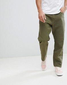 Зеленые прямые брюки Carhartt WIP Toledo - Зеленый