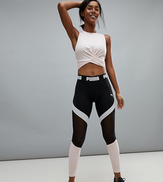 Леггинсы с сетчатой вставкой Puma эксклюзивно для ASOS - Черный