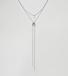 Ярусное ожерелье ASOS DESIGN - Серебряный