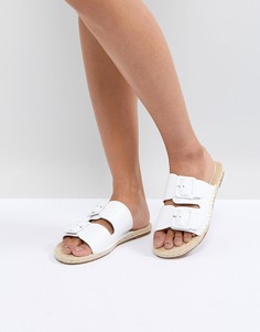 Кожаные сандалии с пряжками Suncoo - Белый