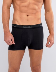 Хлопковые боксеры-брифы Calvin Klein - Черный