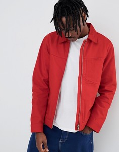 Куртка с молнией Weekday Core - Красный