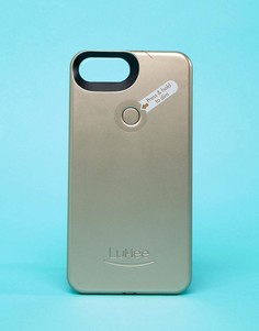 Золотистый матовый чехол для iPhone Plus от LuMee II - Мульти