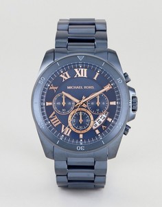Часы с хронографом Michael Kors MK8610 Brecken 44 мм - Синий